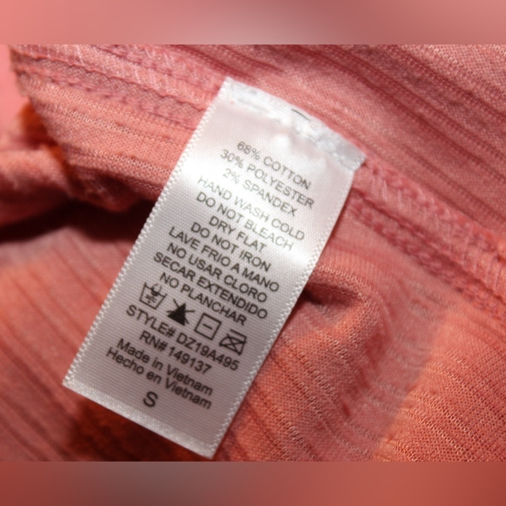 Maverick The Collection Corduroy Cropped Jacket Women’s Small Coral Pink - Picture 2 of 3